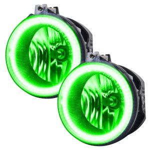 Dodge Challenger Fog Light Halo Kit - ORACLE Lighting - ORACLE SMD Halos - Green - `08-`14